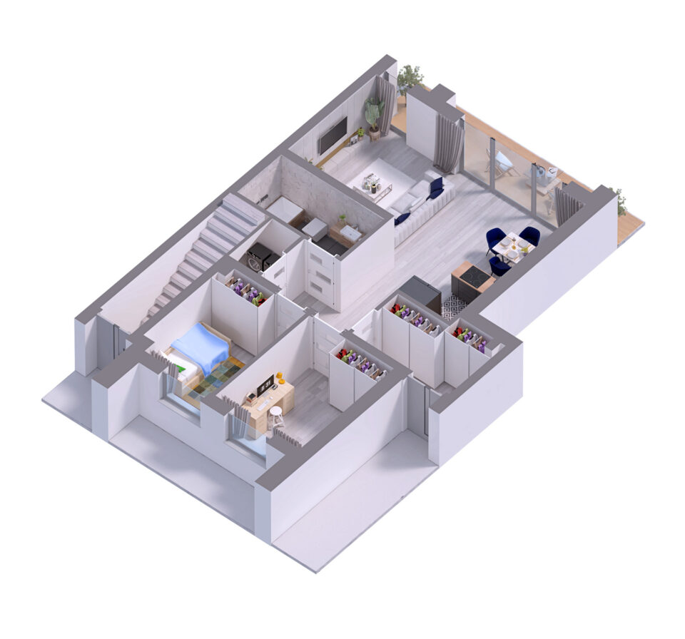 Mila_parter_rzut_3D_01B